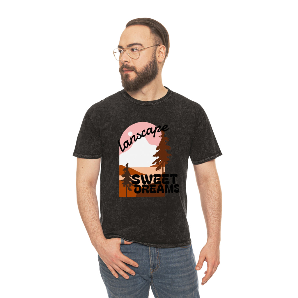 Chill Vibes Mineral Wash T-Shirt, Soft Casual Tee, Boho Graphic Shirt, Sweet Dreams Shirt, Beach Vibe Top