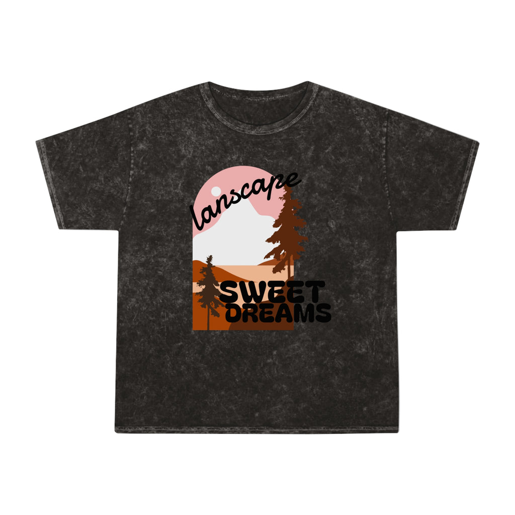 Chill Vibes Mineral Wash T-Shirt, Soft Casual Tee, Boho Graphic Shirt, Sweet Dreams Shirt, Beach Vibe Top